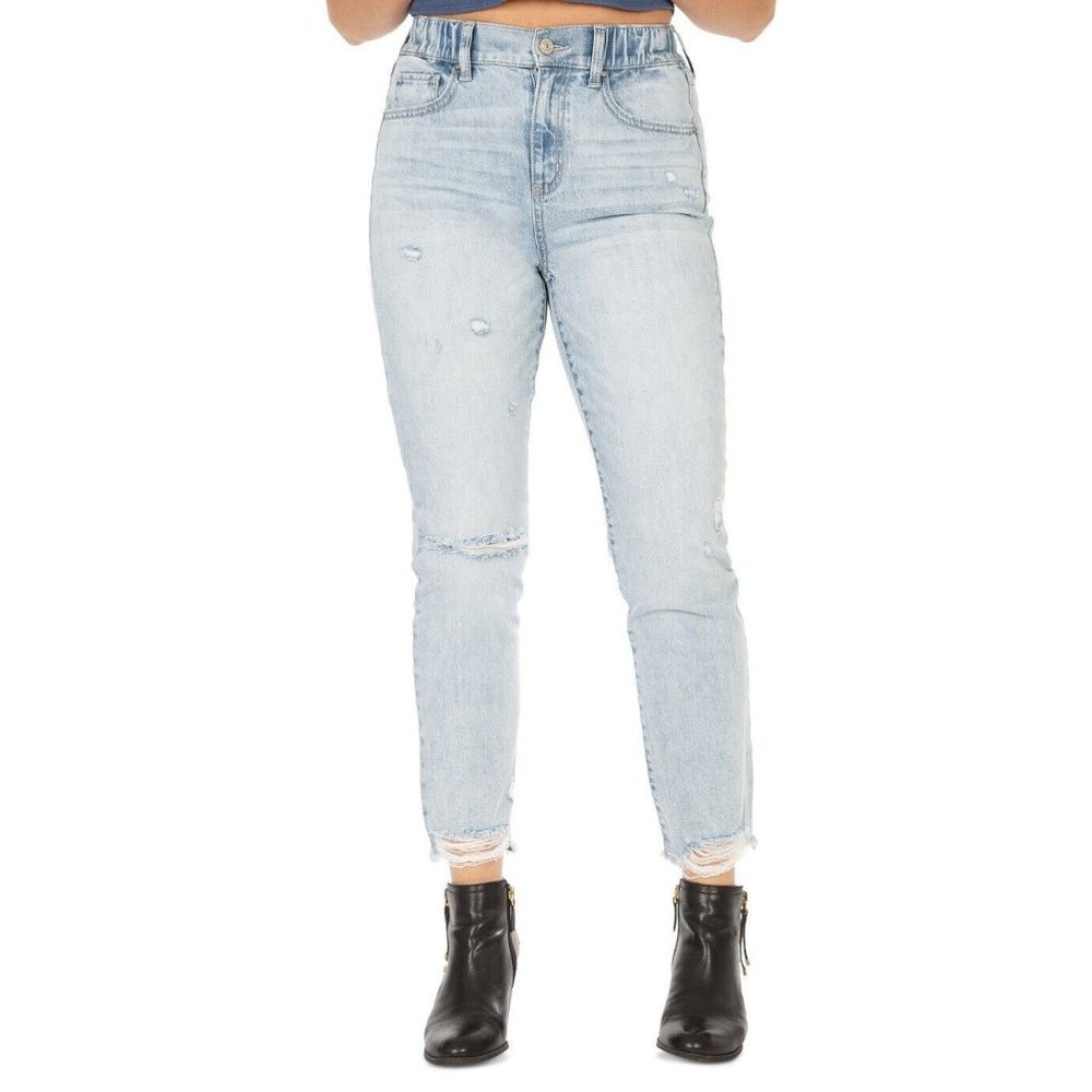 REWASH JUNIOR SUPER HIGH RISE MOM Jeans Size 7/ 28 ~Perfectly Fits The Waist~